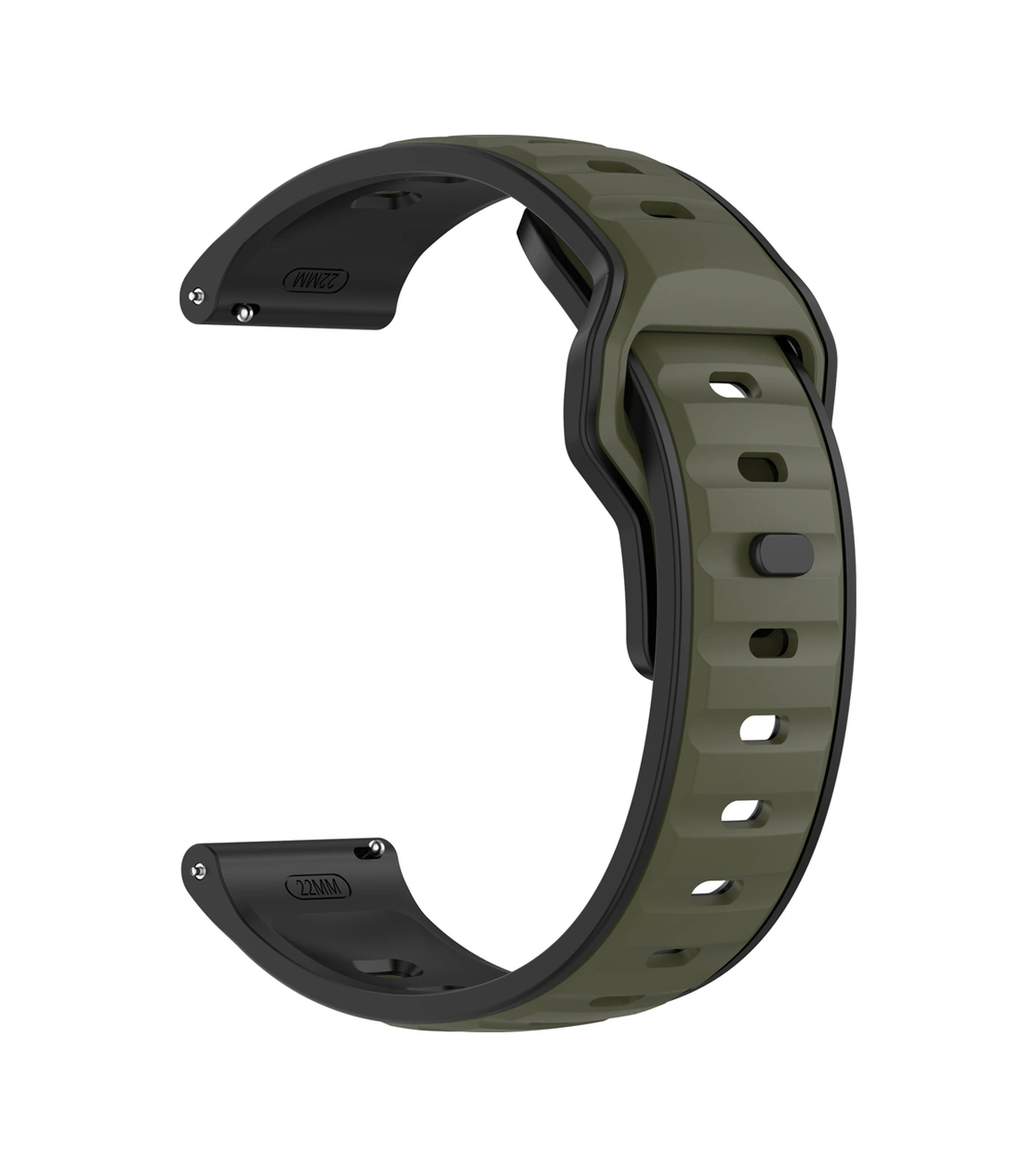 Huawei Watch Gt6 46mm İle Uyumlu Çift Renkli Spor Silikon Kordon Nefes Alabilir Konforlu