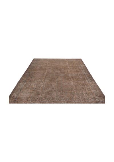 El Dokuması Vintage Yün-pamuk Kahve Halı 15420 216 X 317 Cm Kahverengi