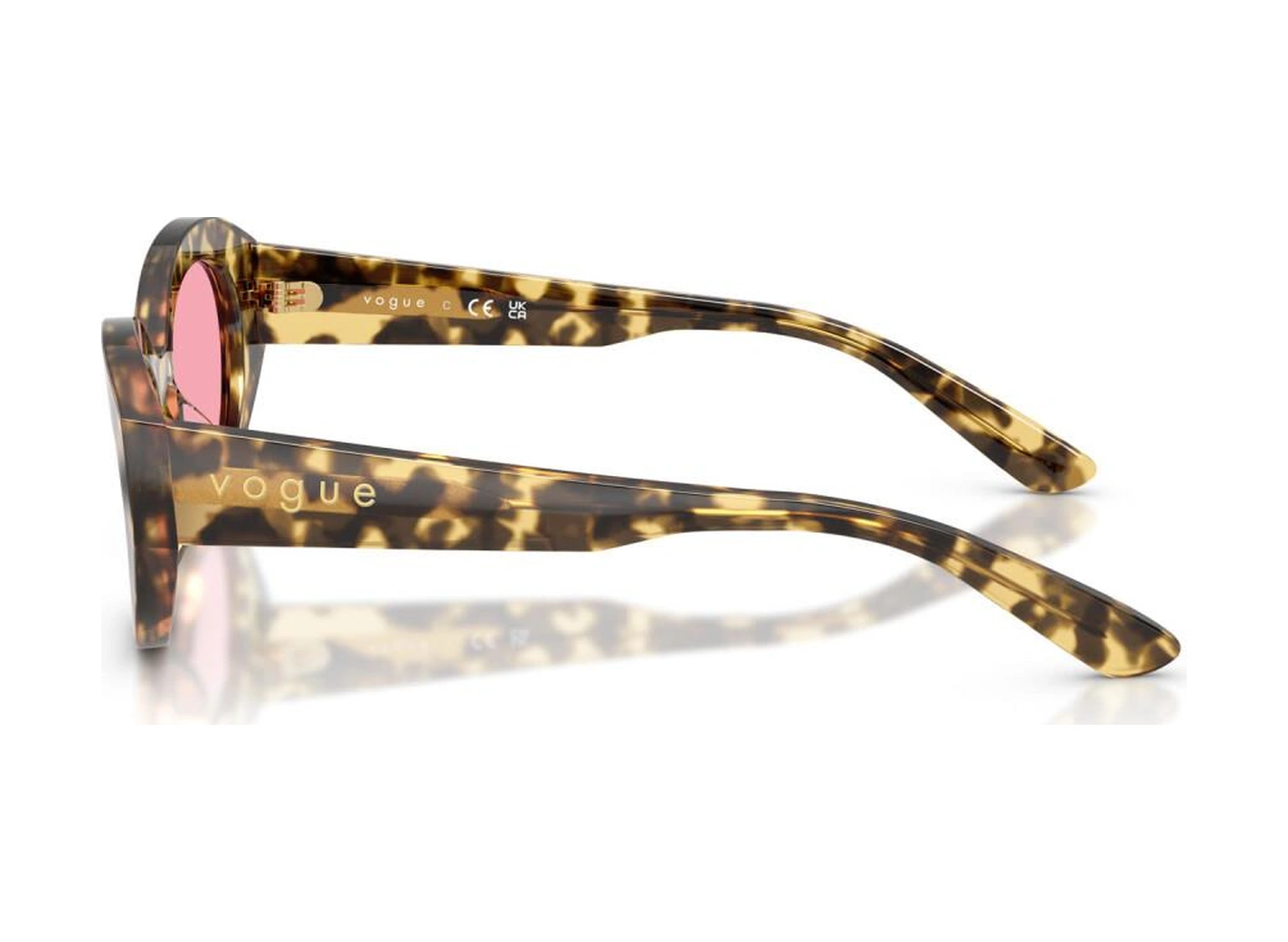 5659 324184 52 Leopar Vogue Kadın Güneş Gözlüğü Çok Renkli