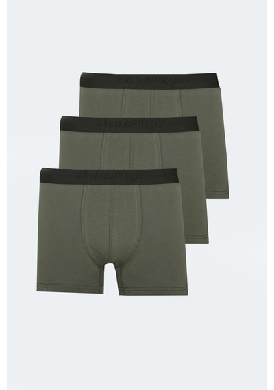 Slazenger Jama 3 Lü Set Erkek Haki Boxer Haki