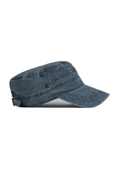 Valkyrie Unisex Lacivert Yıkamalı Eskitme Şapka Ayarlanabilir Castro Kep Günlük Spor Şapka