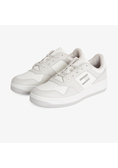 Tommy Hilfiger Tjm Retro Basket Cupsole Tumble Erkek Gri Sneaker 026 Em0em01513 Gri