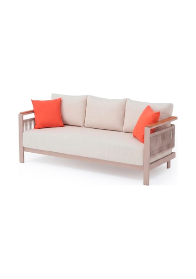 Venedik Plus Bahçe Balkon Oturma Grubu 3+1+1+ahşap Sehpa