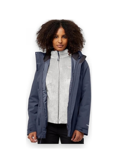 Jack Wolfskin A60333-1388 Rotwand 3ın1 W Kadın Oudoor Mont renkli
