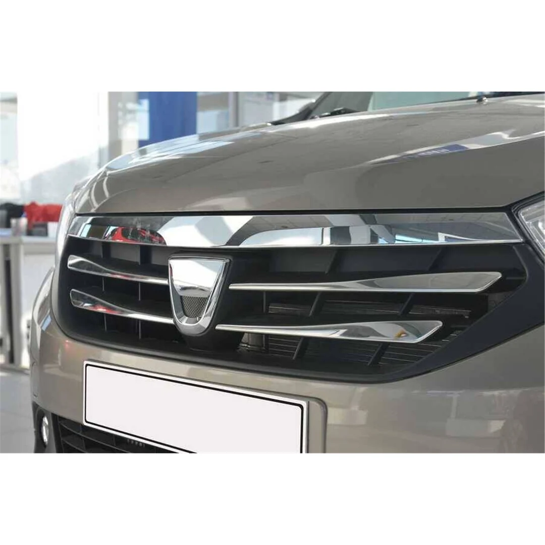 Dacia Lodgy Ön Panjur - Krom 4 Parça 2012 Ve Sonrası