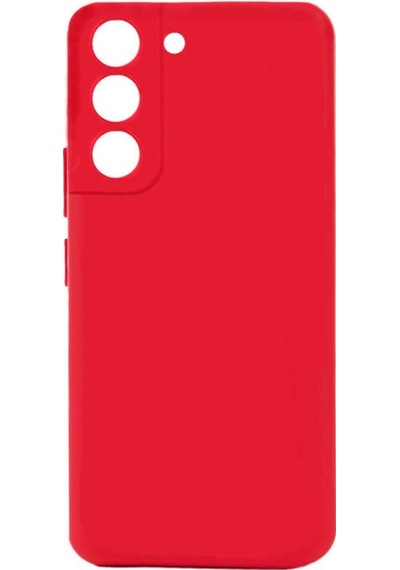 Samsung Uyumlu Galaxy S22 Plus Kılıf Biye Yumuşak Silikon Case Kırmızı