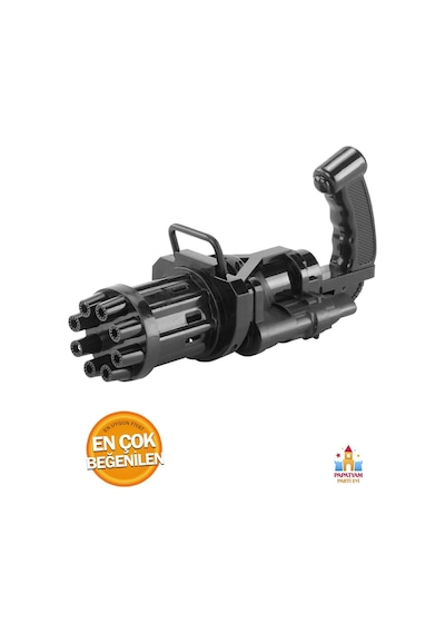 Baloncuk Atan Minigun Tabanca - Çocuklar İçin Eğlenceli Oyuncak
