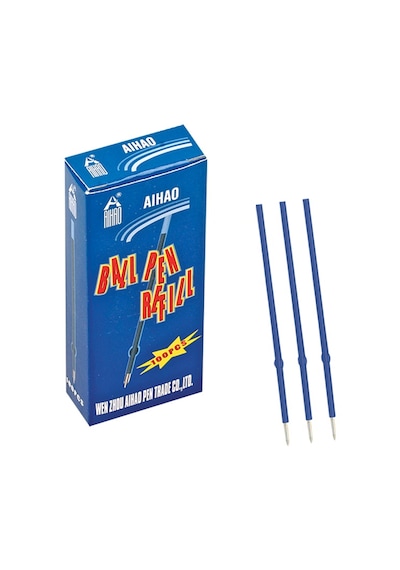 Aihao Tükenmez Kalem Yedeği Mavi B107-20 Çok Renkli