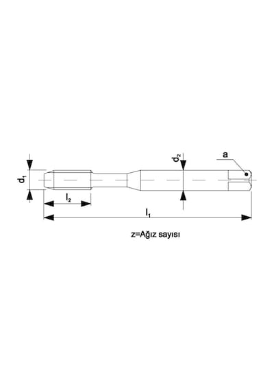 Fett Unc 1/2 -13 Pld 2183b Hss Dın376 Düz Kanal Makina Kılavuzu