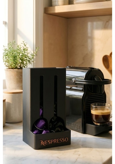 Nespresso Modern Kapsül Tutucu 2 Bölmeli Çok Renkli