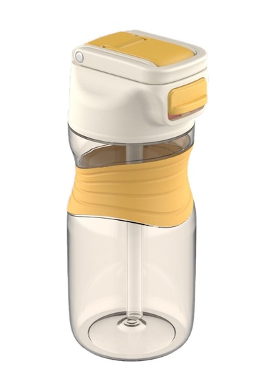 Vagonlife 450ml Pipetli Tritan Su Matarası Sarı-Mavi-Turuncu VGN030