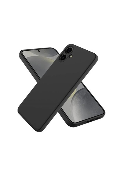 Samsung Galaxy A06 Kılıf First Silikon - Siyah 0.2M-Çok Renkli