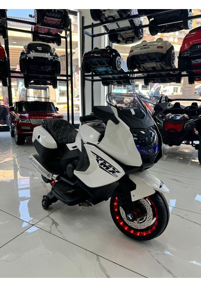 Oyuncaksepeti Öykü Bebek Dünyası Akülü Motor 12 Volt 2-8 Yaş Beyaz