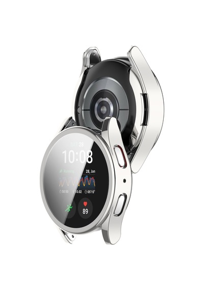 Samsung Galaxy Watch 7 44mm Uyumlu Kasa Ekran Koruyucu 360 Tam Koruma Kılıf Kapak