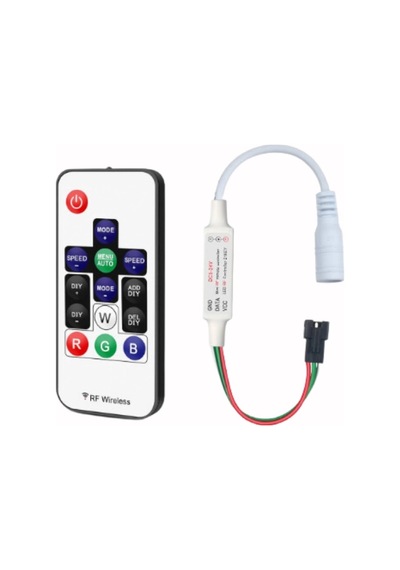 5 V-24 V Ws2811-ws2812b-ıc1903 14tuş Kumandalı Pixel Magic Rf Led Kontrol
