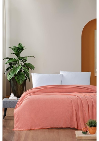 Mulberry Macar Çift Kişilik Pike Pamuklu Yatak Örtüsü 220 x 230 001