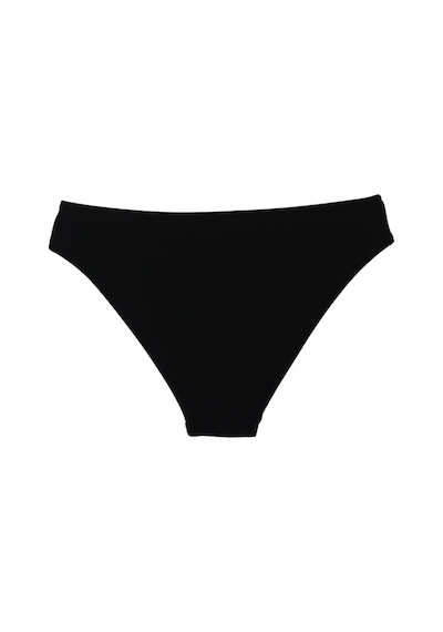 Zi Siyah Düz Kalın Kenar Bikini Altı