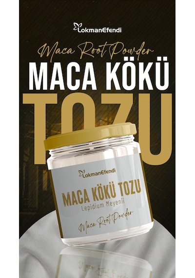 Lokman Efendi Peru Menşeli %100 Saf Maca Kökü Tozu 110 Gr.