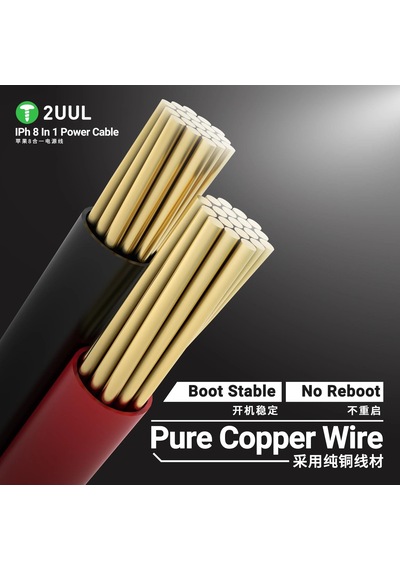 2uul Pw01 Apple Uyumlu iPhone 7-16 Pro Max İçin Pil Güç Kaynağı Kontrol Ve Aktivasyon Test Kablosu