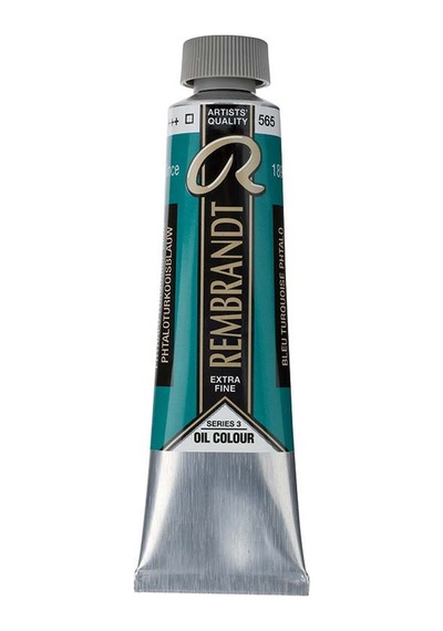 Rembrandt Yağlıboya - 40 ML - Phthalo Turquoise Blue - S3 - N.565