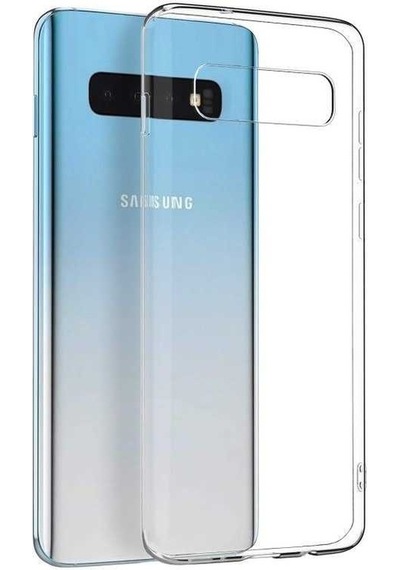 Noktaks - Galaxy S10 Plus Uyumlu Kılıf Şeffaf Esnek Soft Süper Silikon Kapak - Renksiz - T7832
