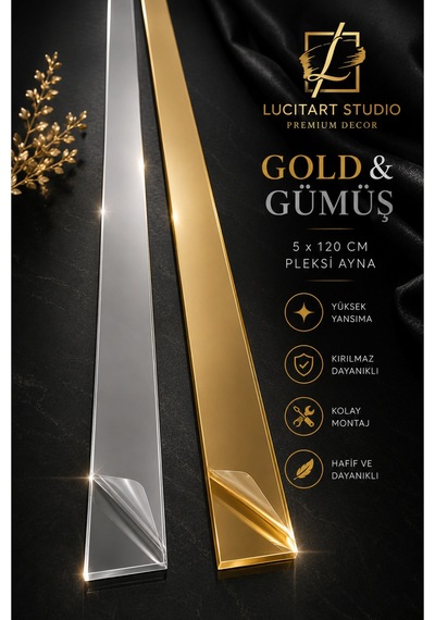 5 Adet 5x120 Cm Pleksi Ayna Duvar Çıtası Gold & Gümüş Kendinden Yapışkanlı Dekoratif Duvar Şeridi Şerit Pleksi Ayna Gold Şerit Pleksi Ayna Duvar Dekorasyonu Pleksi Ayna Altın 5 Adet 5x120 Cm Pleksi Ayna Duvar Çıtası Gold & Gümüş Kendinden Yapışkanlı Dekoratif Duvar Şeridi Şerit Pleksi Ayna Gold Şerit Pleksi Ayna Duvar Dekorasyonu Pleksi Ayna Altın