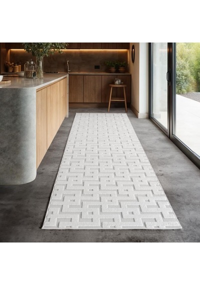 Modern Krem Renkli Labirent Desenli Bohem Salon Mutfak Mekan Teras Balkon Oda Ve Çocuk Halısı Oymalı Halı Krem - Krem Modern Krem Renkli Labirent Desenli Bohem Salon Mutfak Mekan Teras Balkon Oda Ve Çocuk Halısı Oymalı Halı Krem - Krem