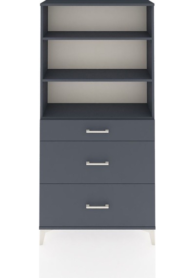 Arges Dolap 3 Raflı 3 Çekmeceli 88x30x182 Antrasit-antrasit Antrasit Arges Dolap 3 Raflı 3 Çekmeceli 88x30x182 Antrasit-antrasit Antrasit