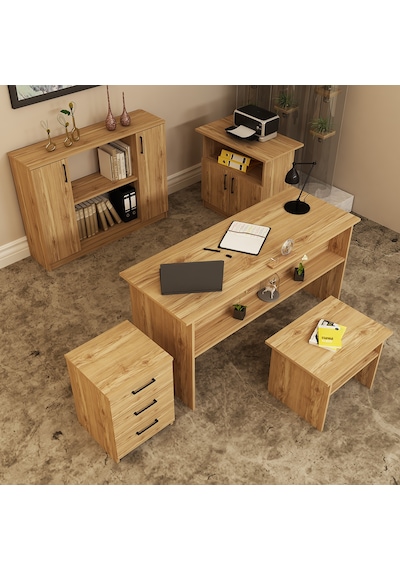 KALENDER DEKOR MERKÜR-1-2-3-4-5 OFİS BÜRO MASASI TAKIMI MRK04