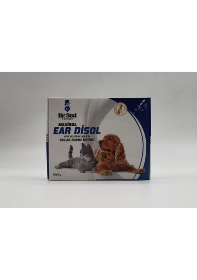 MAXİSOL Kedi ve Köpekler İçin Kulak Bakım Ürünü 10x5 Gr
