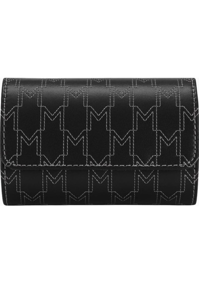 Modalo Optimus Watch Roll, 2 Saat Için Mikroleder Lüks Seyahat Kutusu Saat Kutuları Siyah
