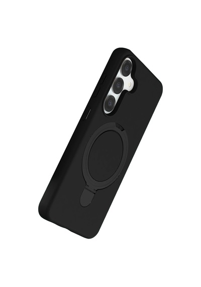 Muratech Newface Samsung Uyumlu Galaxy S25 Regal Magsafe Standlı Kapak - Siyah