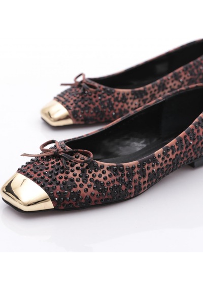 Dgn 8033 Kadin Taşli Babet Leopar