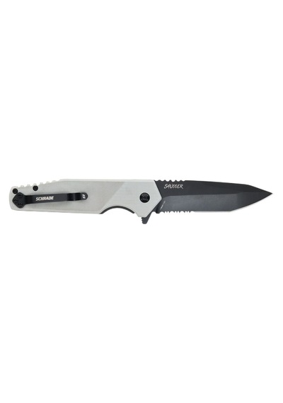 Schrade Usa Shudder Assist Folder Aus-10 Çelik Kamp Çakı 1159289 Gümüş