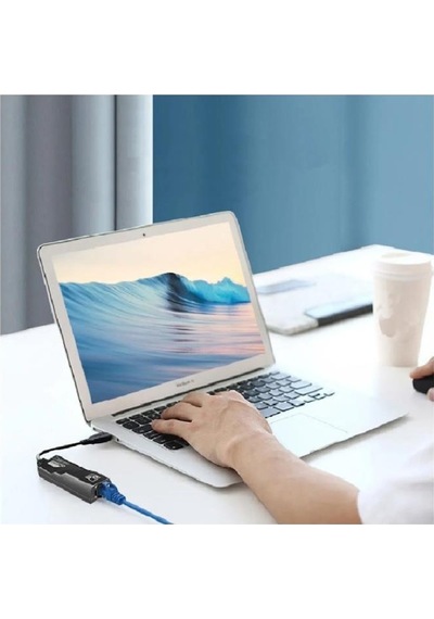 Bilgisayar Uyumlu Type-c To Rj45 Ethernet Çevirici Dönüştürücü Adaptör Destekli 100mbps