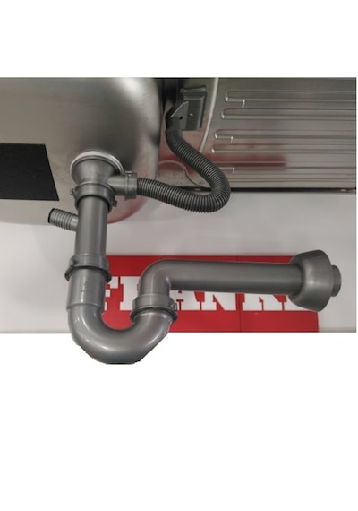 Dominox 1 Gözlü Küçük Kafa Çelik Evye Sifonu
