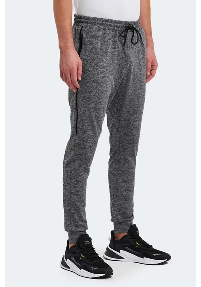 Slazenger Reıno Erkek Fermuar Cepli Gri Eşofman Altı Gri