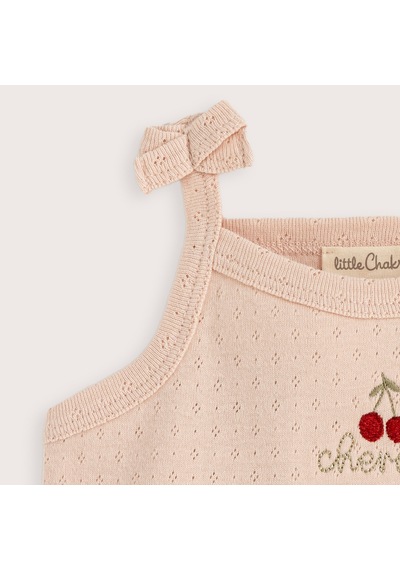 Cherry Boom Askılı Üst Pembe