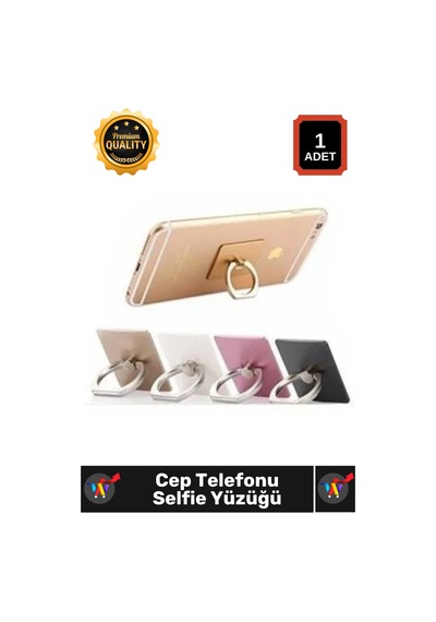 Yüzük Universal 360 Derece Dönebilen Sağlam Ergonomik Tablet Uyumlu Cep Telefonu Selfie Yüzüğü