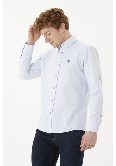 U.s. Polo Assn. Erkek Açık Mavi Gömlek Desenli 50288653-vr003 Mavi U.s. Polo Assn. Erkek Açık Mavi Gömlek Desenli 50288653-vr003 Mavi
