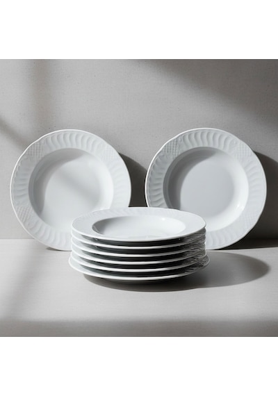 Güral Sembol 6 Parça 22 Cm Çukur Yemek Tabağı 5303590