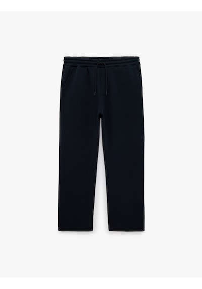 Koton Straight Fit Cep Detaylı Şardonlu Beli Lastikli Kışlık Eşofman Altı Lacivert 7wam40002mk Koton Straight Fit Cep Detaylı Şardonlu Beli Lastikli Kışlık Eşofman Altı Lacivert 7wam40002mk