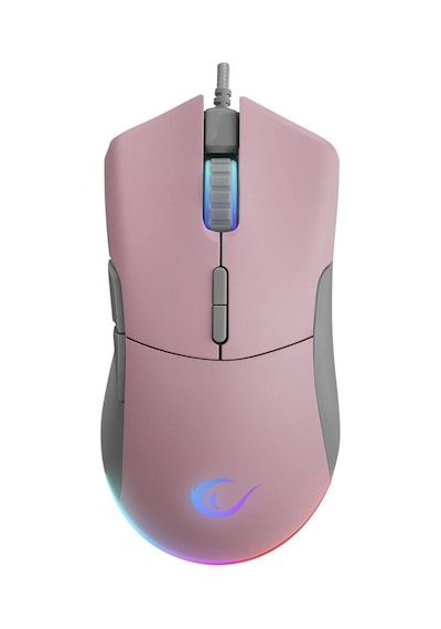 Rampage Smx-r21 Compact Usb Pembe/gri Rgb Işıklı+macro 7200dpi / 1000hz Gaming Oyuncu Mouse Rampage -