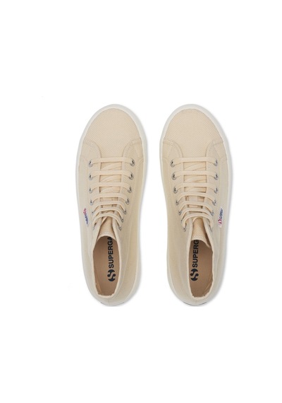Superga 2341 Alpina Unisex Bej Bilekli Sneaker Bej-17