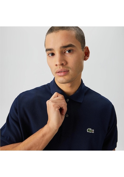 Lacoste Erkek Klasik Pike Kumaş Polo T-shirt Lacivert