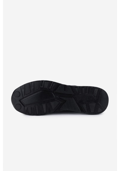 Valmenti Erkek Hakiki Deri Siyah Sneakers & Spor Ayakkabı 383 Val-6094 Erk Ayk Y25 Sıyah Slvr Siyah