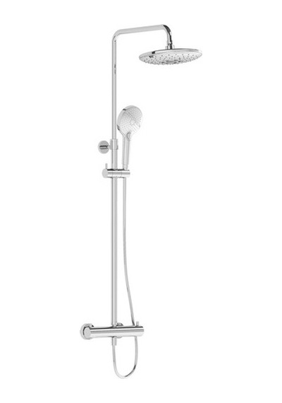 VitrA Aquaheat Bliss 240 A47205 2f Termostatik  Duş Sistemi Krom