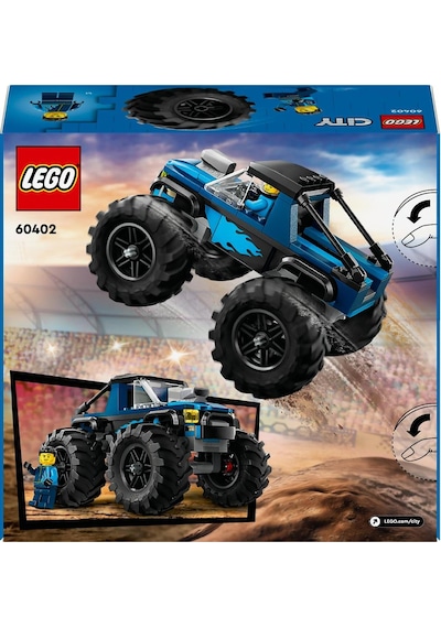 LEGO® City Mavi Canavar Kamyon 60402 5+ Yaratıcı Oyuncak Yapım Seti - 148 Parça