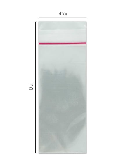 4X10 Bantlı Opp Parlak Jelatin 1000 Adet