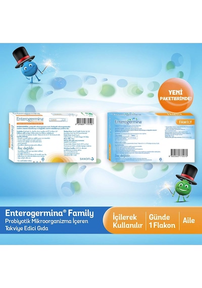 Enterogermina Family 5 Ml X 20 Flakon 3 Adet